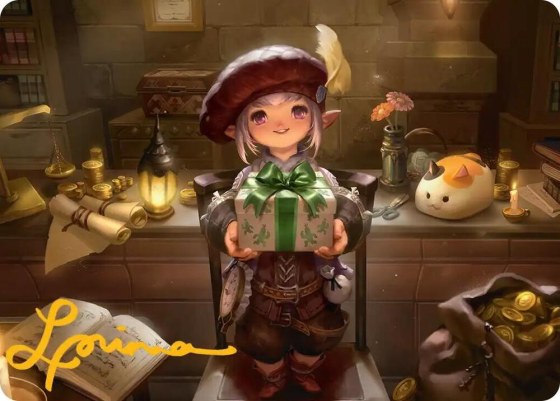 Tataru Taru Art Card - Gold Stamped Signature