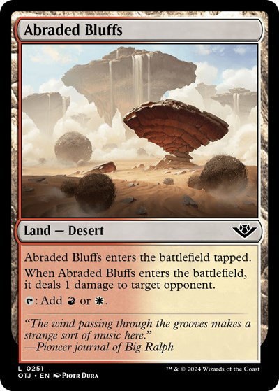 Abraded Bluffs - Foil