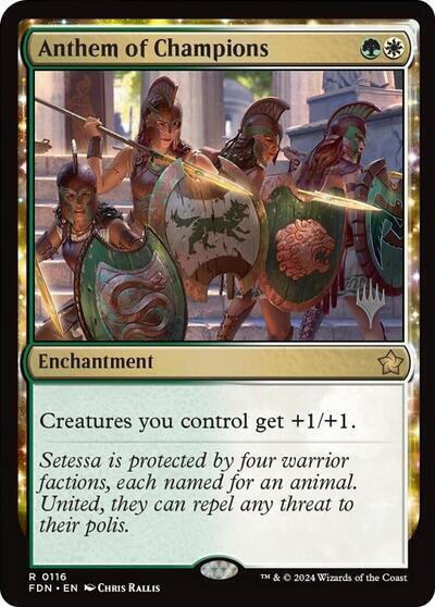 Anthem of Champions - Foil Anthem Of Champions