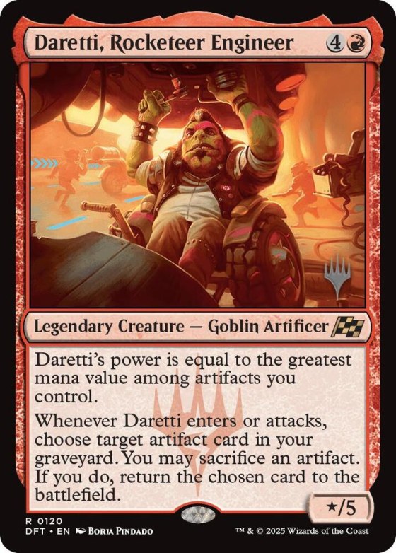 Daretti, Rocketeer Engineer - Foil