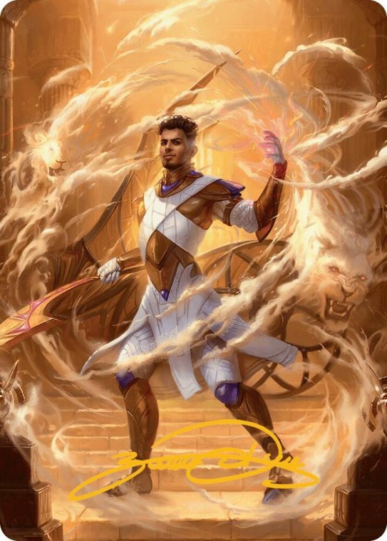 Basri, Tomorrow's Champion Art Card - Gold Stamped Signature