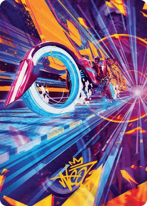 Spotcycle Scouter Art Card - Gold Stamped Signature