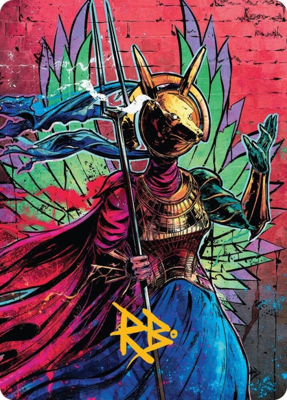 Hazoret, Godseeker Art Card - Gold Stamped Signature