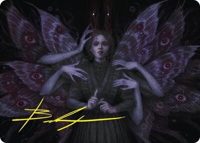 Demonic Counsel Art Card - Gold Stamped Signature