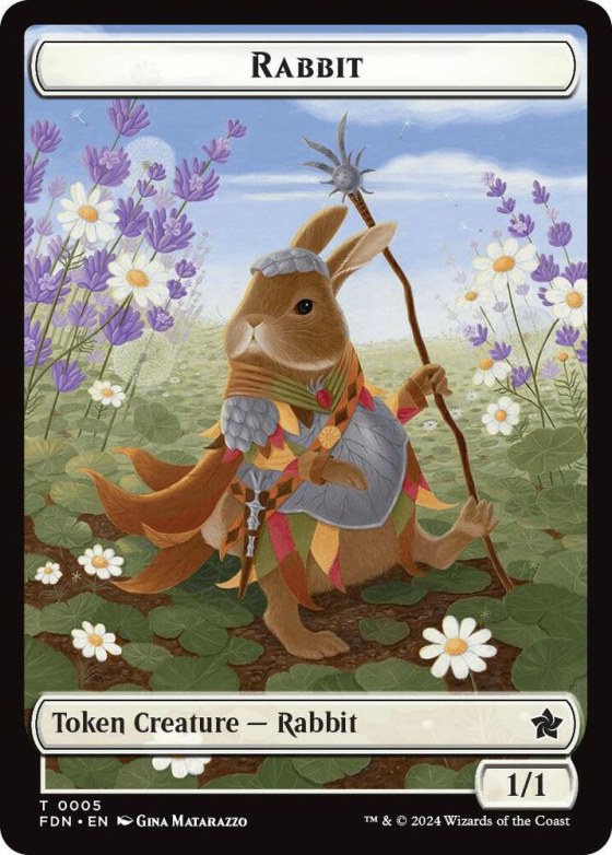 Rabbit // Soldier Double-Sided Token