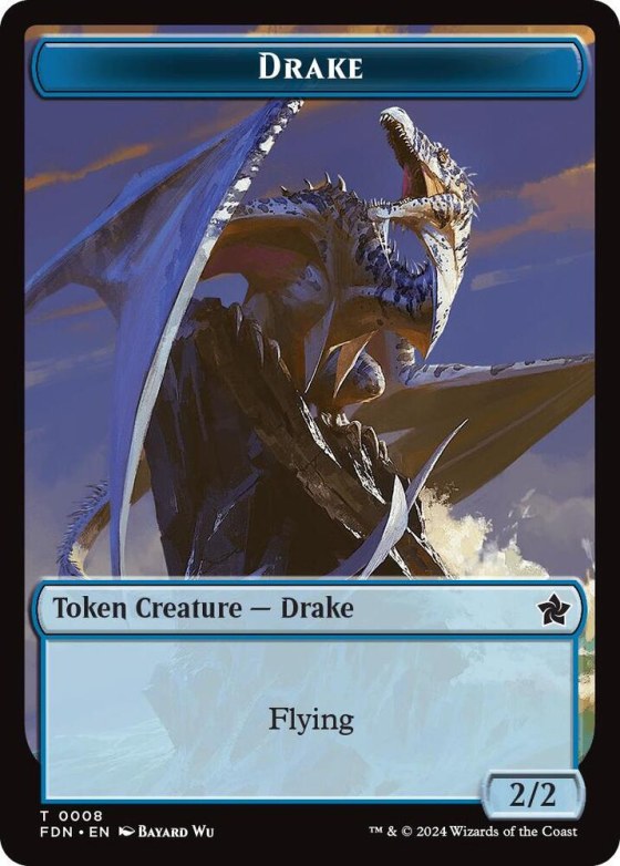 Drake // Goblin Doubled-Sided Token - Foil