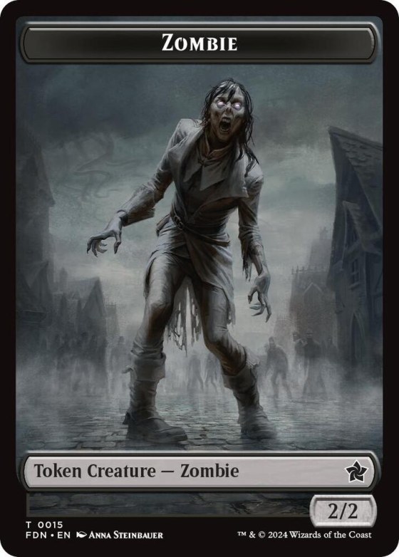 Zombie // Insect Doubled-Sided Token - Foil