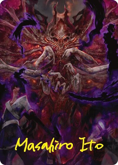 Damnation Art Card - Gold Stamped Signature