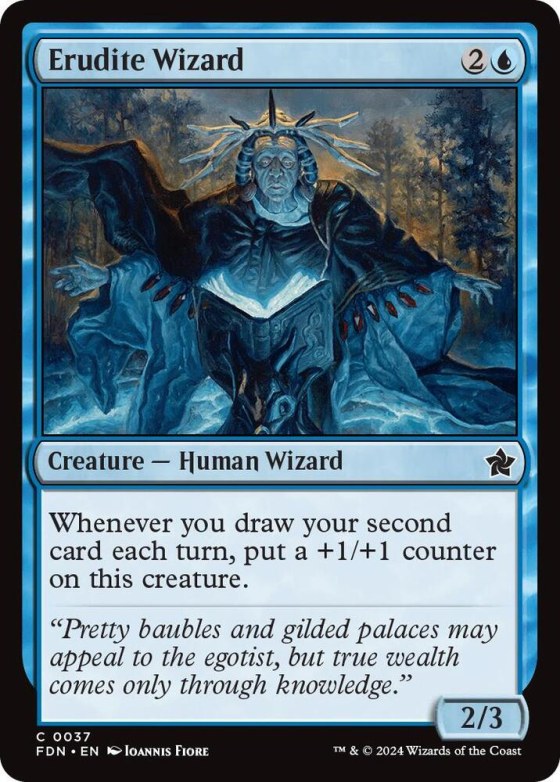 Erudite Wizard - Foil