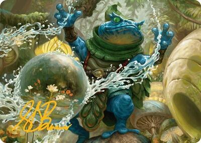 Pond Prophet Art Card - Gold Stamped Signature