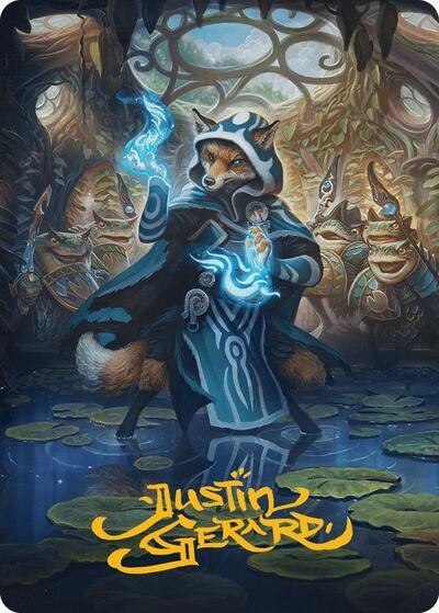 Jace, the Mind Sculptor Art Card - Gold Stamped Signature