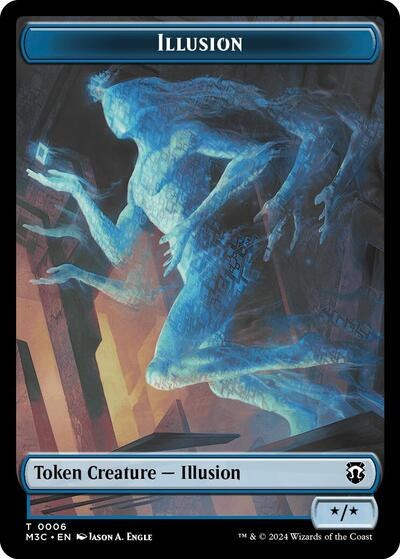 Illusion (Ripple Foil) // Servo Double-Sided Token - Ripple Foil