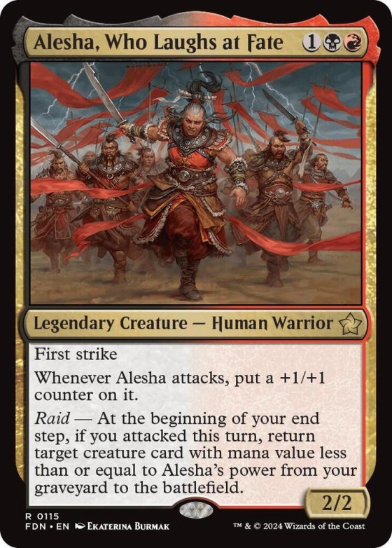 Alesha, Who Laughs at Fate - Foil