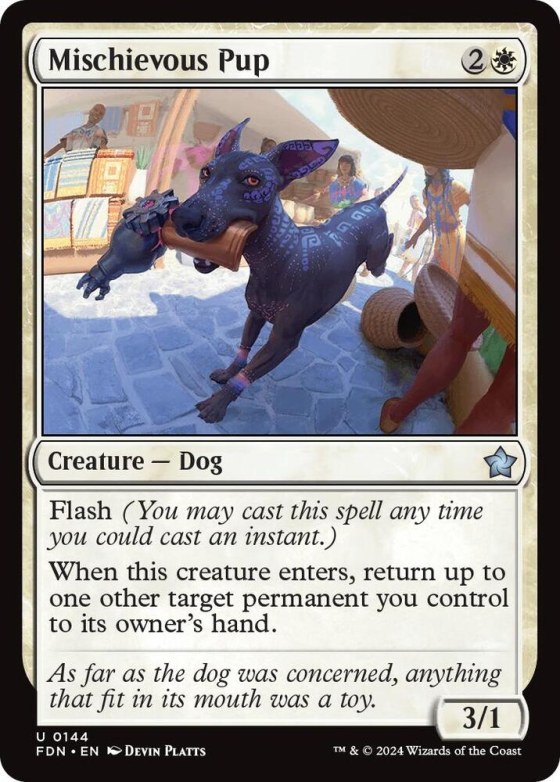 Mischievous Pup - Foil