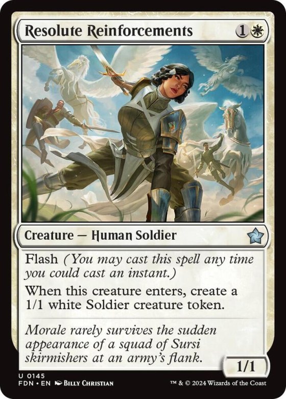 Resolute Reinforcements - Foil