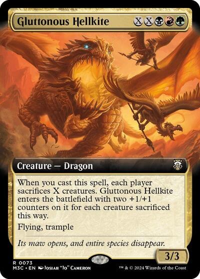Gluttonous Hellkite - Ripple Foil