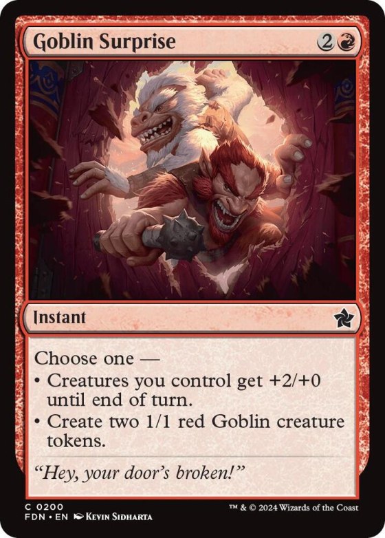Goblin Surprise - Foil