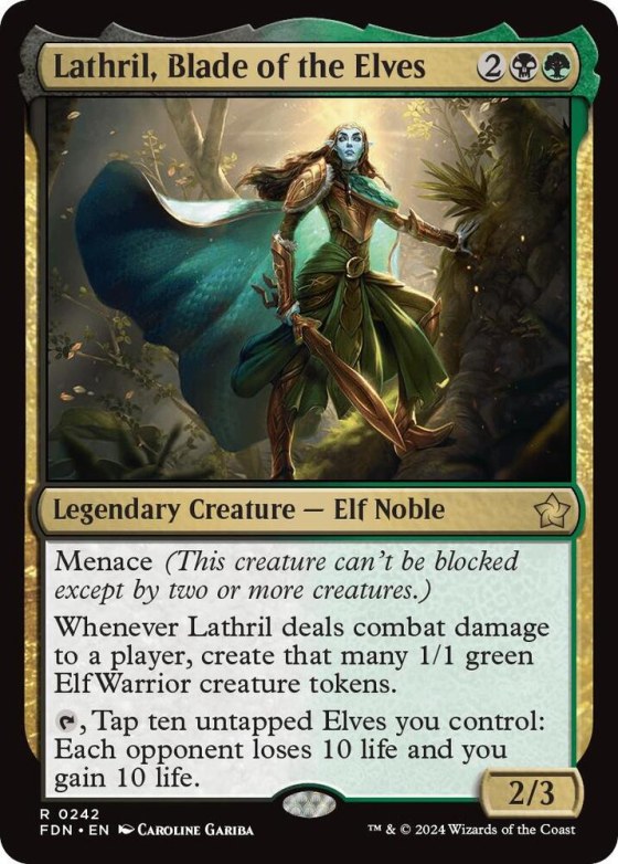 Lathril, Blade of the Elves - Foil