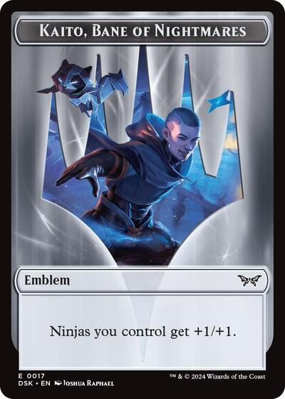 Emblem - Kaito, Bane of Nightmares // Gremlin Double-Sided Token