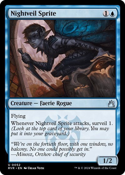 Nightveil Sprite - Foil