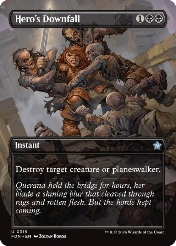 Hero's Downfall - Foil