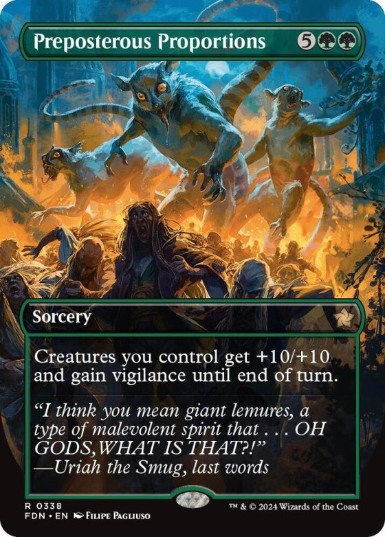 Preposterous Proportions - Foil