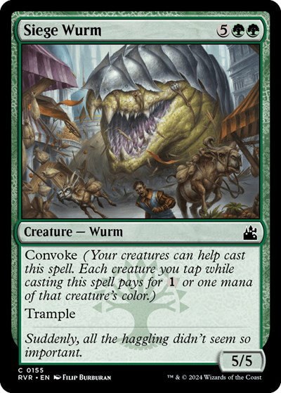 Siege Wurm - Foil