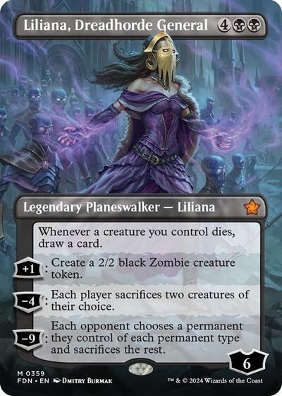 Liliana, Dreadhorde General - Foil