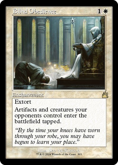 Blind Obedience - Foil