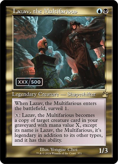 Lazav, the Multifarious - Serial Numbered