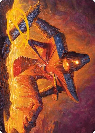 Molten Gatekeeper Art Card - Gold Stamped Signature