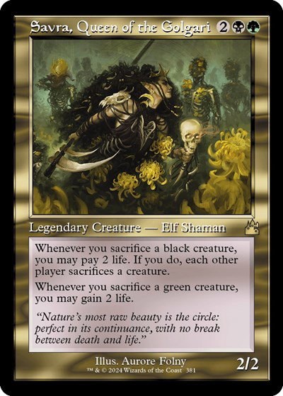 Savra, Queen of the Golgari - Foil