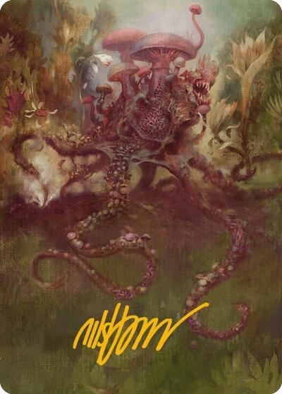 Sowing Mycospawn Art Card - Gold Stamped Signature