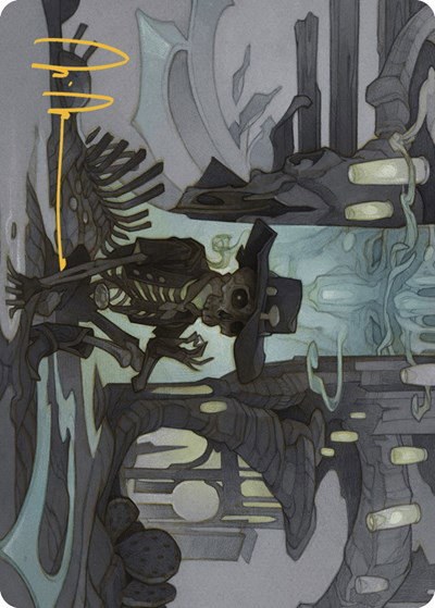 Tinybones Joins Up Art Card - Gold Stamped Signature