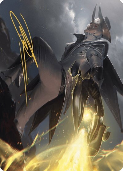 Ruthless Lawbringer Art Card - Gold Stamped Signature