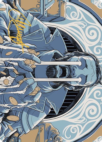 Archive Trap Art Card - Gold Stamped Signature