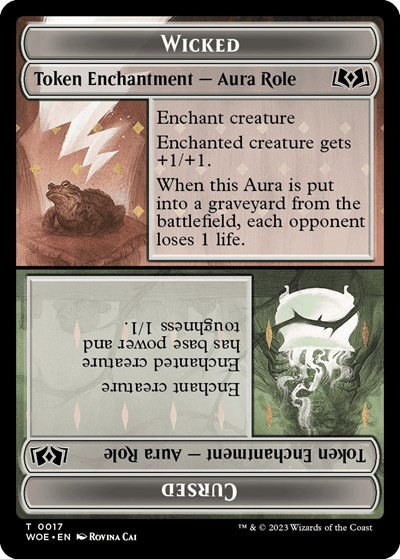 Wicked Role / Cursed Role Token - Normal Wicked Role Cursed Role