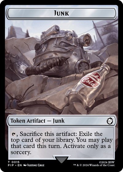 Junk // Soldier (0010) Double-Sided Token