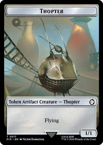 Thopter // Junk Double-Sided Token - Foil