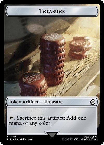 Treasure (0018) // Clue Double-Sided Token - Foil