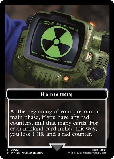 Radiation // Copy Double-Sided Token - Foil