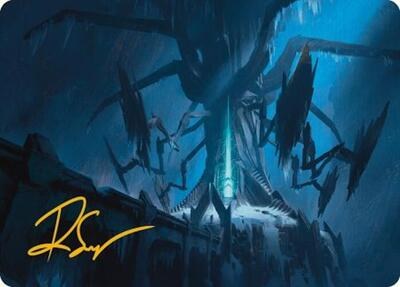 Yggdrasil, Rebirth Engine Art Card - Gold Stamped Signature