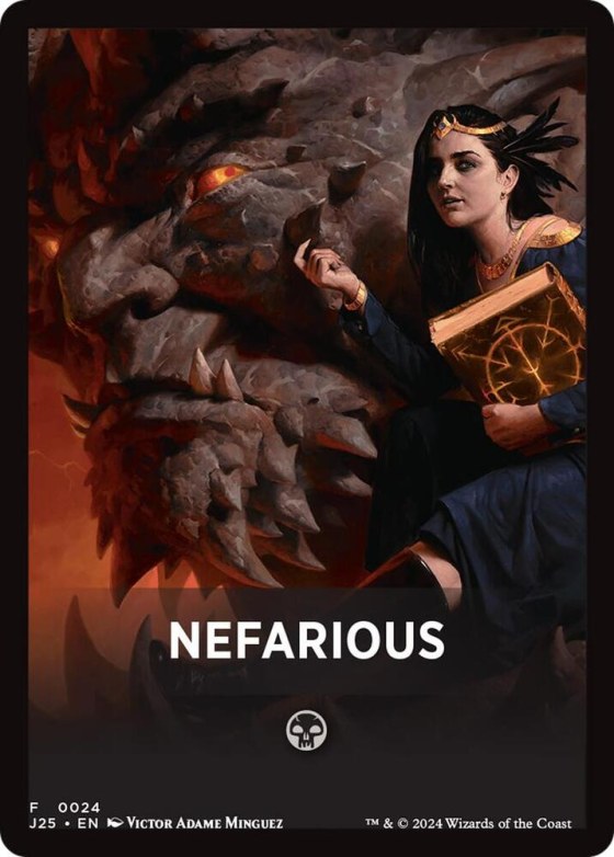 Nefarious Theme Card - Normal Nefarious Theme Card