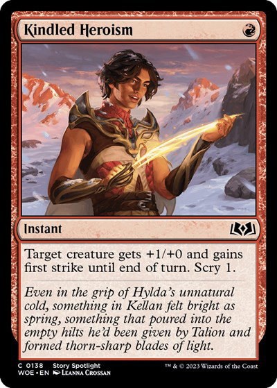 Kindled Heroism - Foil