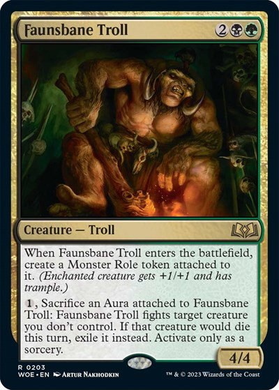 Faunsbane Troll - Foil