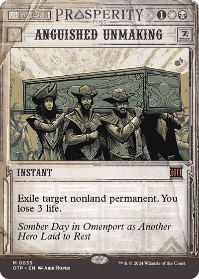 Anguished Unmaking - Foil