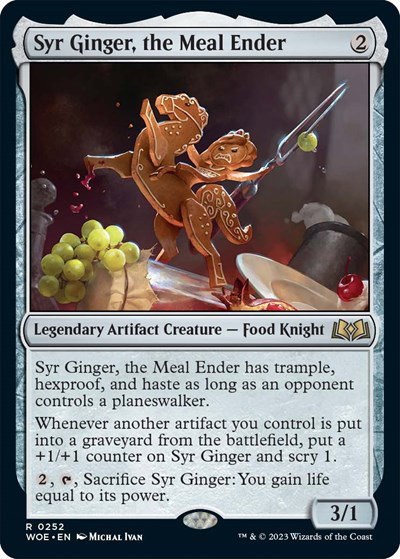 Syr Ginger, the Meal Ender - Foil