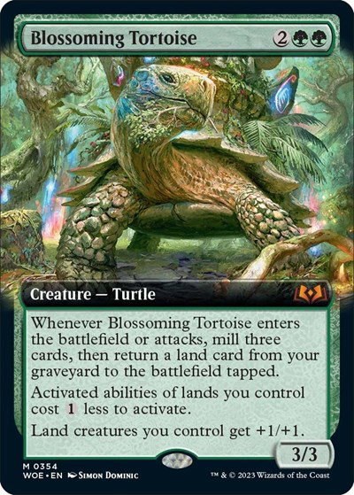 Blossoming Tortoise - Foil