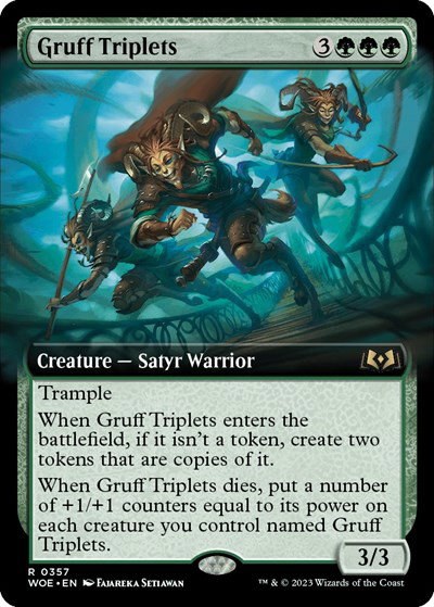 Gruff Triplets - Foil
