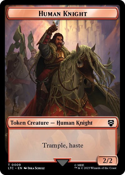 Human // Human Knight Double-Sided Token
